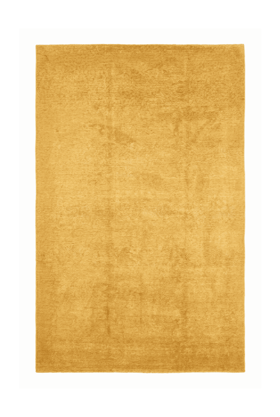 サフランゴールドのギャッベ（無地） 149×222cm・約2畳の手織りウールラグ
