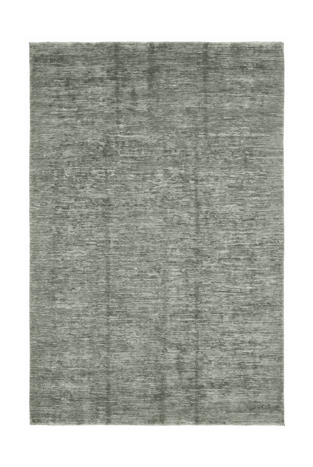 シーグリーンのアフガン絨毯 ガズニ（無地） 202×239cm・約3畳の手織りウールラグ