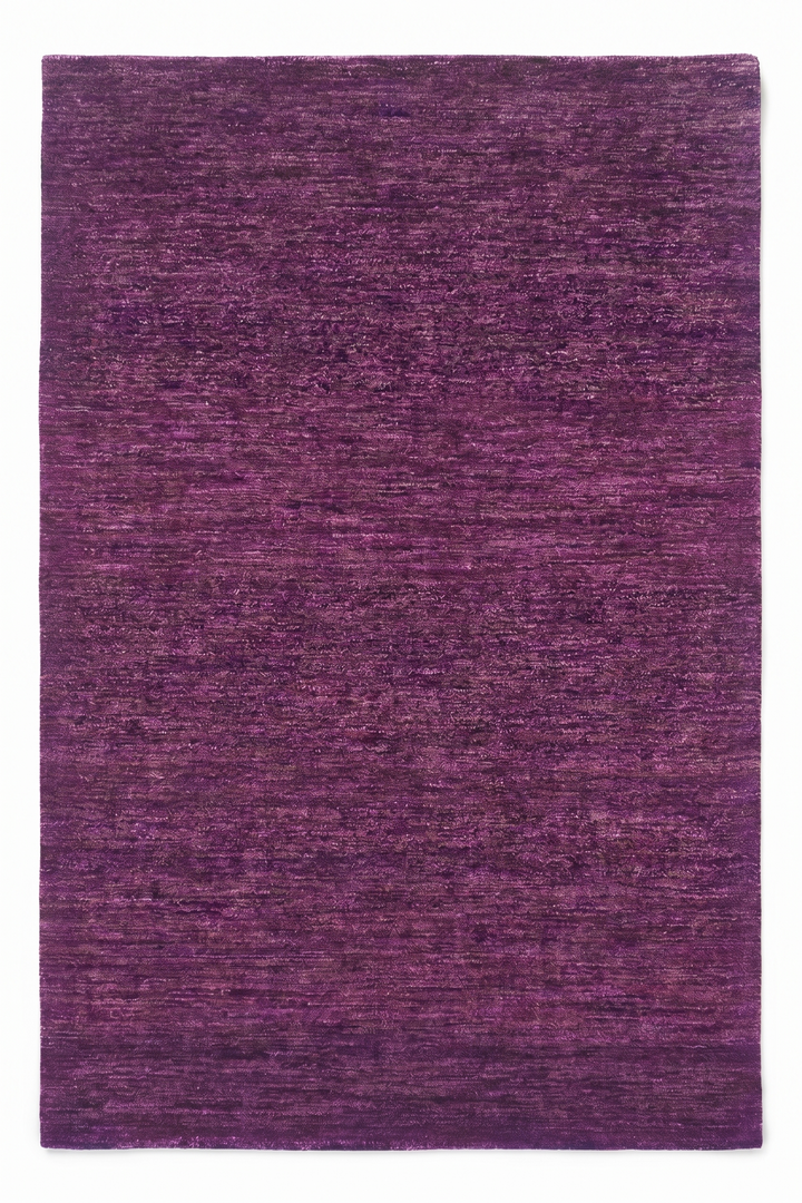 Mulberry Gabbeh, Hand-Knotted Afghan Wool Rug