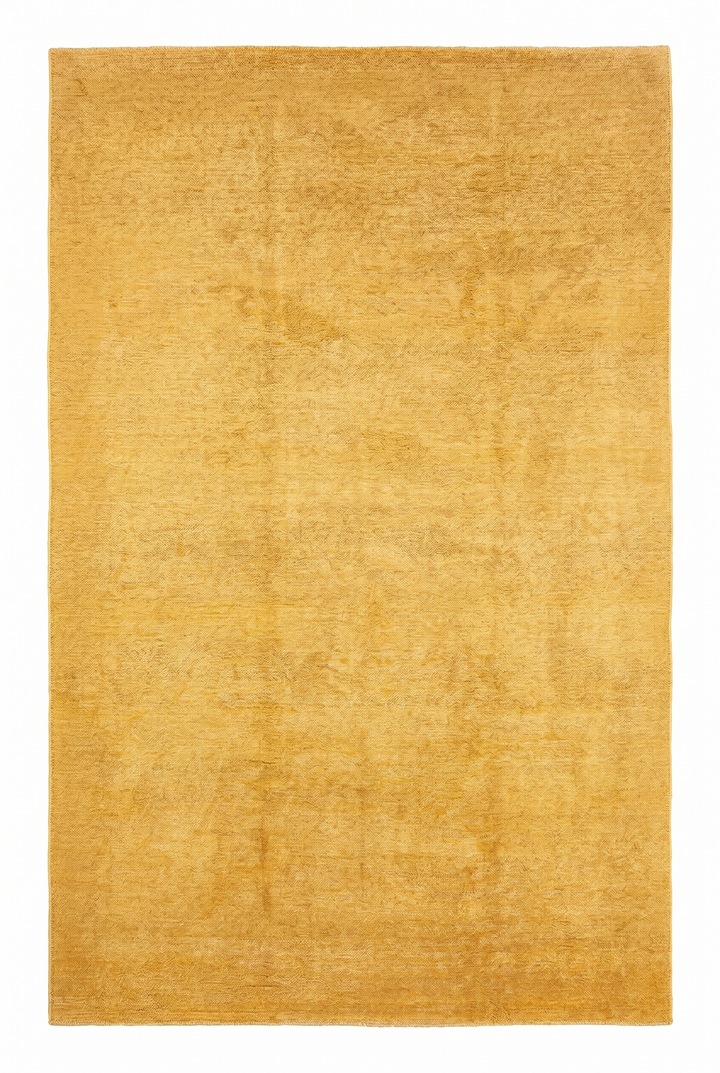 Saffron Gabbeh, Hand-Knotted Afghan Wool Rug