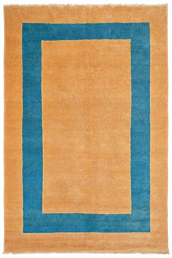 Peacock Gabbeh, Hand-Knotted Afghan Wool Rug
