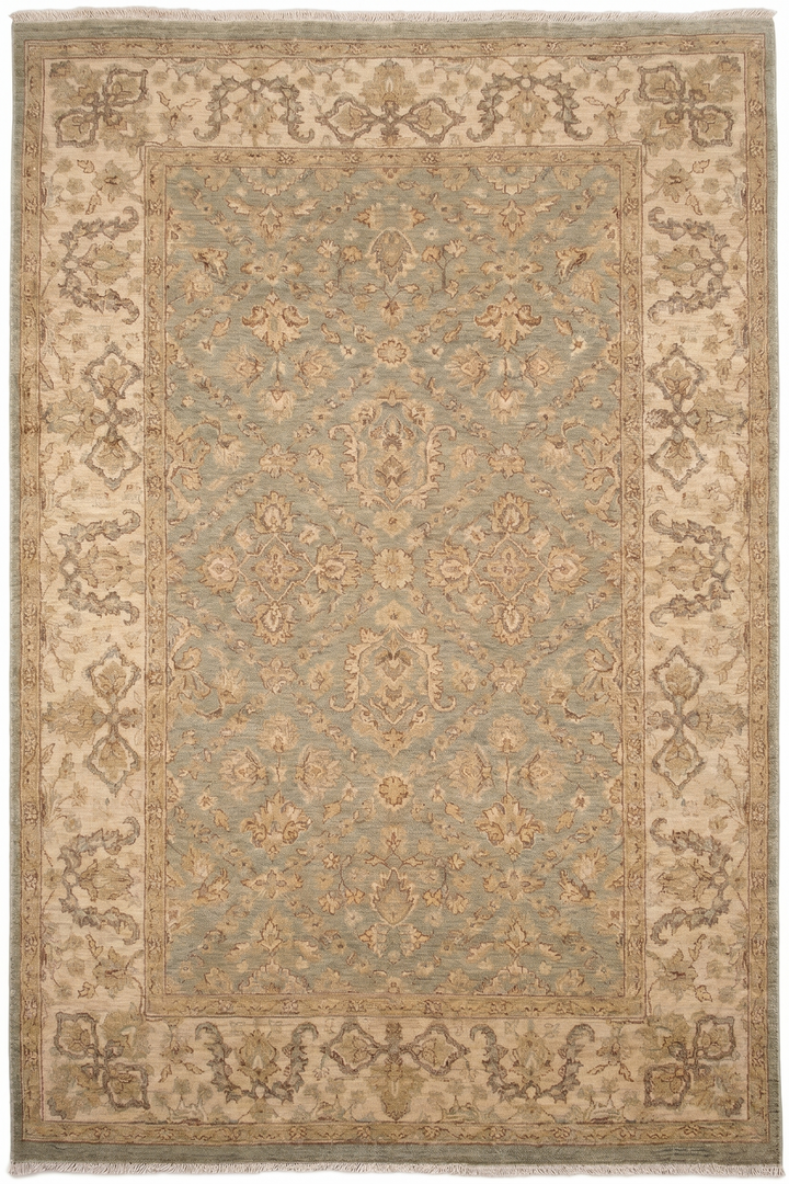Sage Garden Gabbeh, Hand-Knotted Afghan Wool Rug