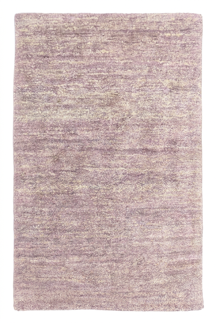 Lavender Heather Gabbeh, Hand-Knotted Afghan Wool Rug