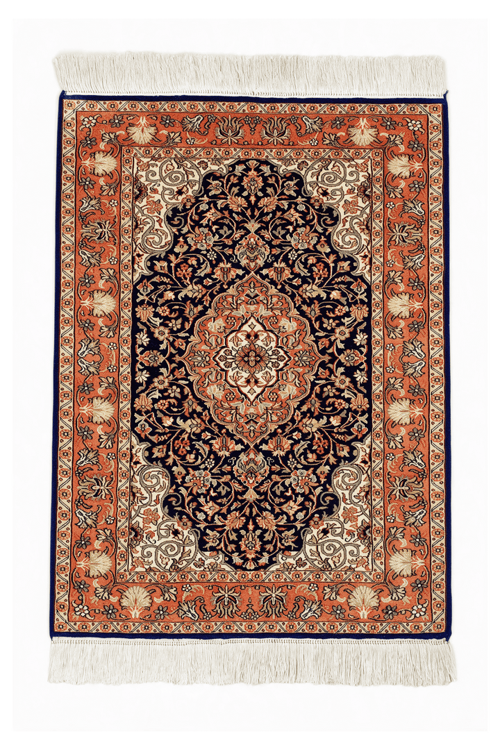 Navy Lobed Medallion