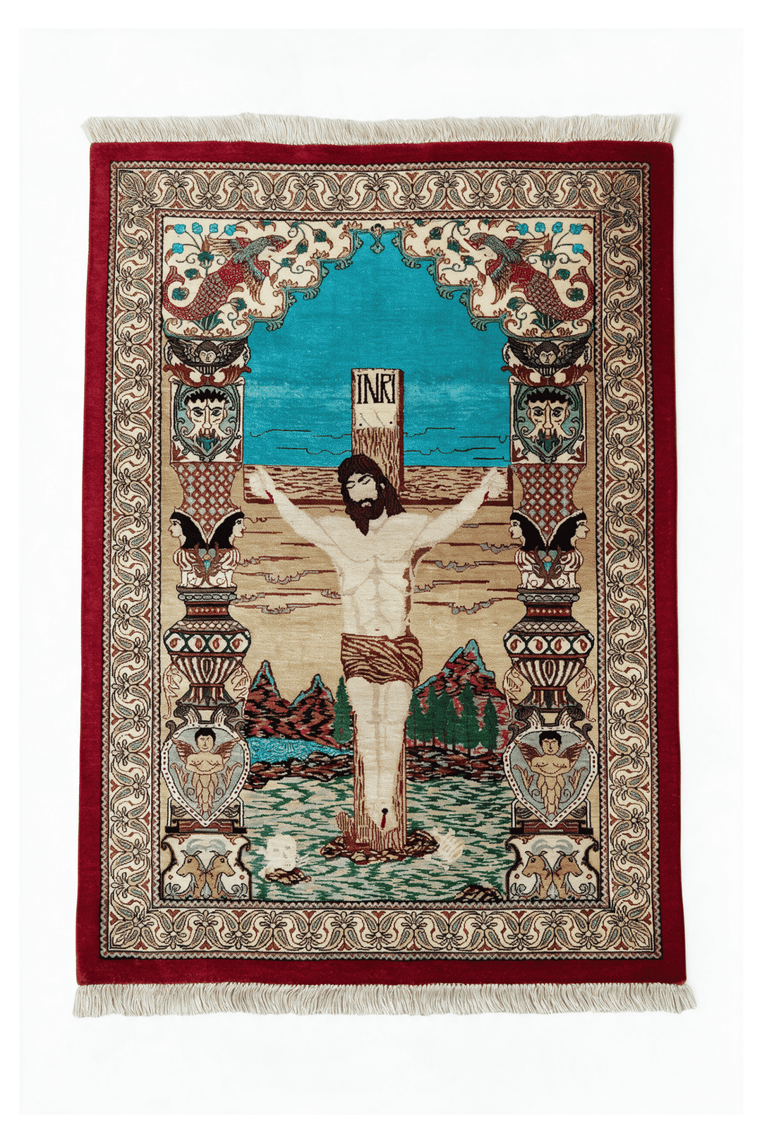 Beige Crucifixion Qum