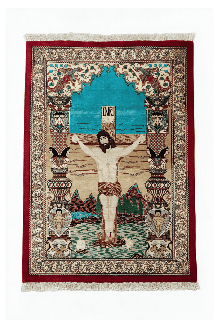 Beige Crucifixion Qum